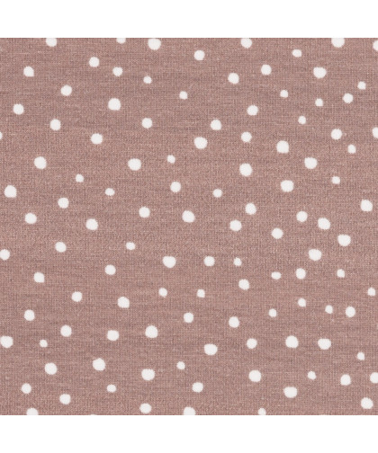 0,1m  Jersey "Snowflakes" by Lila-Lotta hellbraun