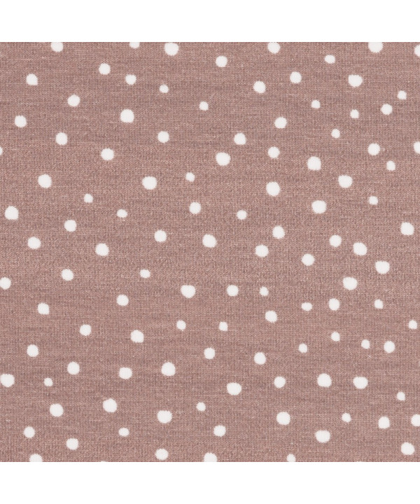0,1m  Jersey "Snowflakes" by Lila-Lotta hellbraun