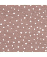 0,1m  Jersey "Snowflakes" by Lila-Lotta hellbraun