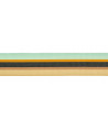 1m Ripsband "Streifen" mint-senf 35mm