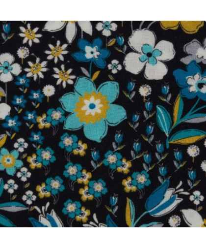 0,1m Viskose "Hanna" Blumen