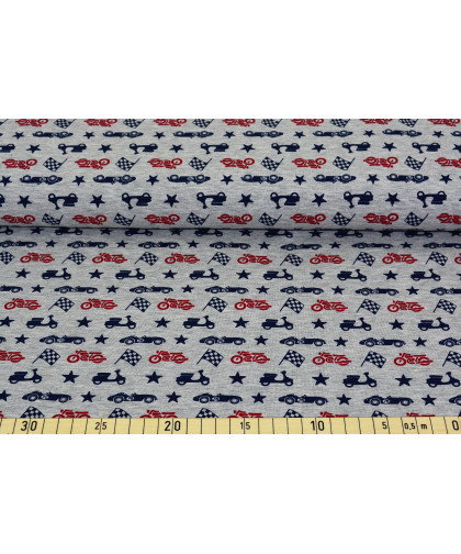 0,1m Jersey "Relly" grau