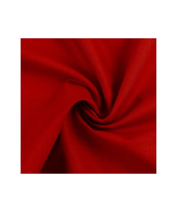 Baumwolle "Heide" uni Rot 000638