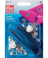 PRYM Druckknöpfe "Jersey" Zackenring, 8mm