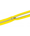 0,1m Endlos-Reißverschluss gelb-silber metallisierend