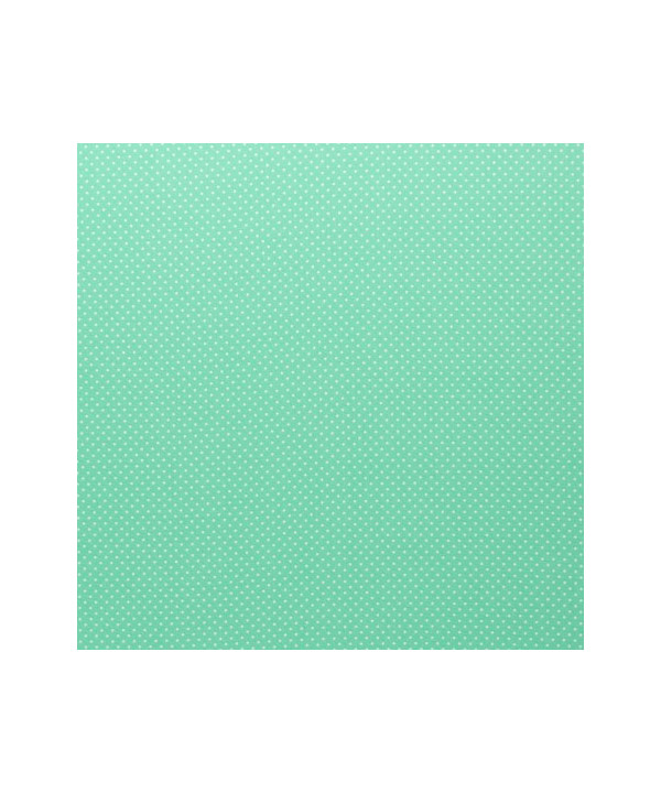 0,1m Baumwolle "Judith" 2mm Punkte Mintgrün 100261
