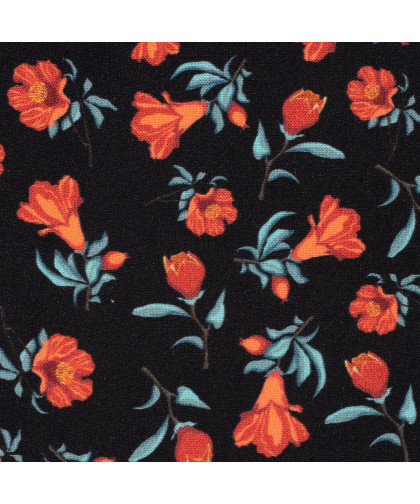 0,1m Viskose "Flores" by Bienvenido Colorido