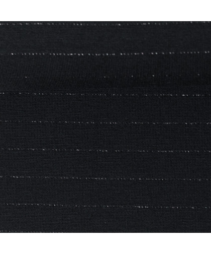0,1m Interlock-Jersey "Pia" mit Glitzerstreifen