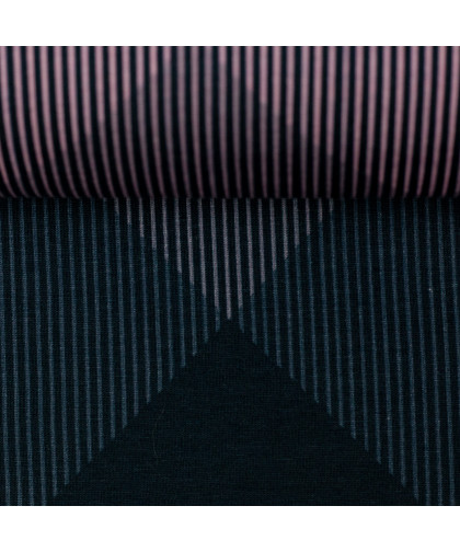 0,1m Jersey "Square Dance" petrol by Thorsten Berger