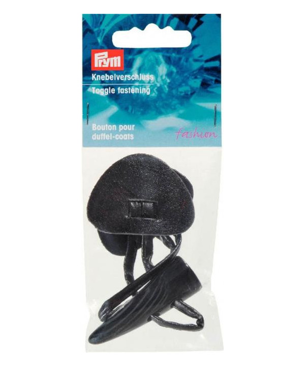 Prym Knebelverschluss 15 x 6 cm schwarz