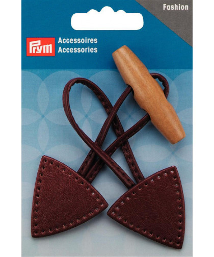 Prym Knebelverschluss 15x5cm braun