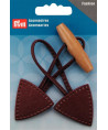 Prym Knebelverschluss 15x5cm braun