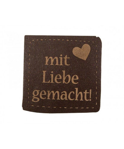 Applikation / Etikett - Mit Liebe gemacht