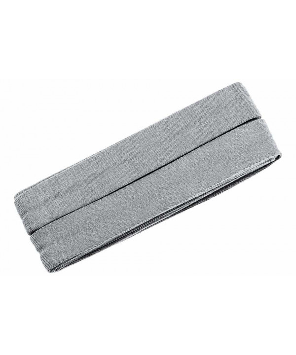 3m Jersey Schrägband uni 20mm - oaki doki - hellgrau meliert (065)
