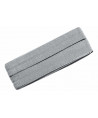 3m Jersey Schrägband uni 20mm - oaki doki - hellgrau meliert (065)