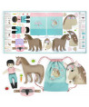 Nähset / Panel "Horse Love" - Cut & Sew by Kullaloo