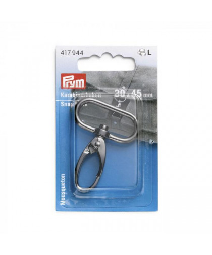 PRYM Karabinerhaken 30mm gunmetal