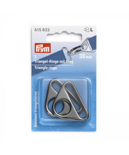 PRYM Triangel-Ringe 30mm gunmetal