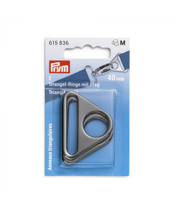 PRYM Triangel-Ringe 40mm gunmetal