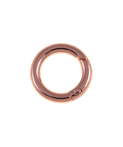 Taschenring 16mm rosegold / kupfer