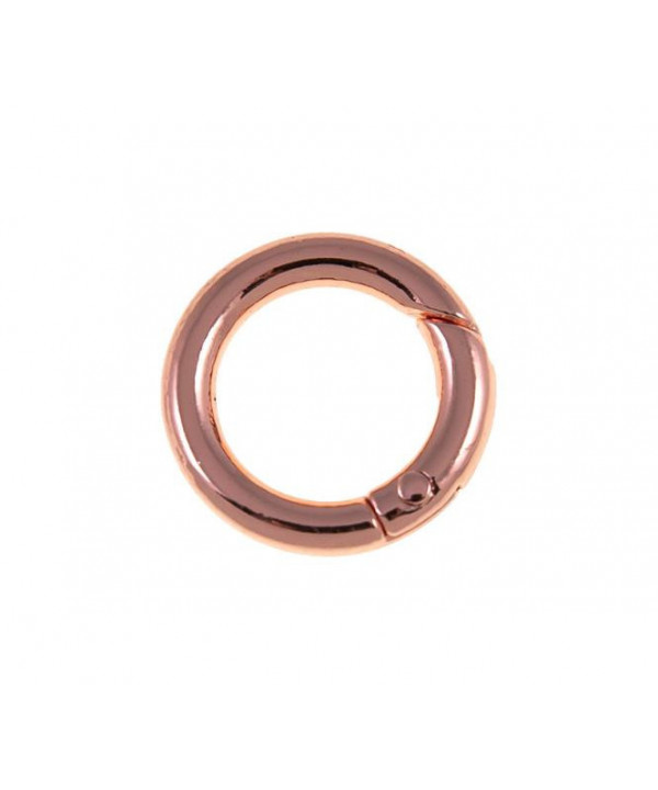 Taschenring 16mm rosegold / kupfer