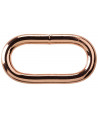 Ovalring 30mm rosegold / kupfer