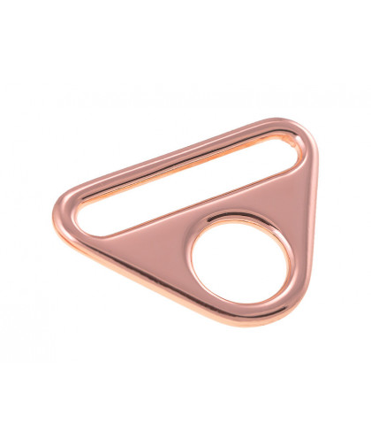 Triangel-Ringe 32mm rosegold / kupfer