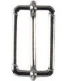 Leiterschnalle / Schieber 30mm silber