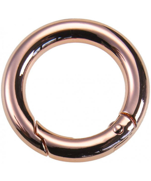 Taschenring 30mm rosegold / kupfer