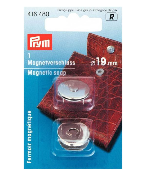 Prym Magnet-Verschluß 19mm silber