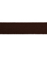 Gurtband Baumwolle uni 30mm - dunkelbraun (881)