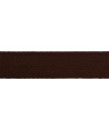 Gurtband Baumwolle uni 30mm - dunkelbraun (881)