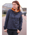 0,1m Modal-Sweat "Jills Check" by Cherry Picking