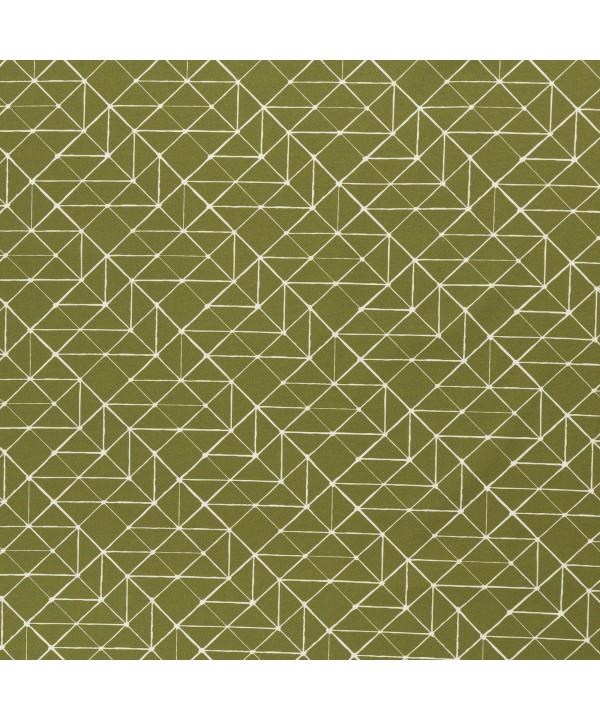 0,1m Baumwolle "Kurt" Linien olivgrün