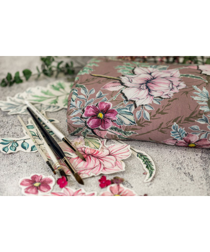 0,1m Jersey "Watercolor Garden" by Lila-Lotta