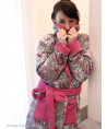 0,1m Jersey "Watercolor Garden" by Lila-Lotta