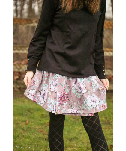 0,1m Jersey "Watercolor Garden" by Lila-Lotta