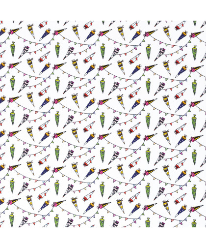 0,1m Baumwolle  "Kim" Schultüten