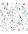 0,1m Jersey "Jonne" Blumen, weiß