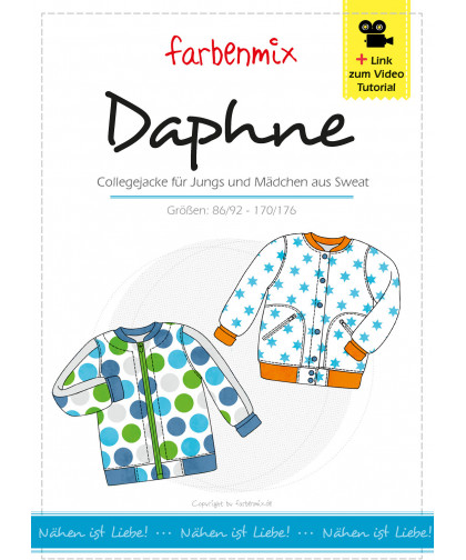 Collegejacke "Daphne", Papierschnittmuster