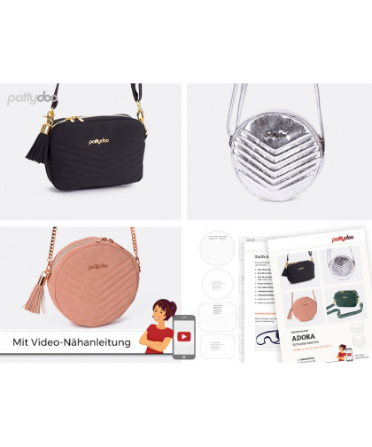 Handtasche "Adora" by pattydoo, Papierschnittmuster