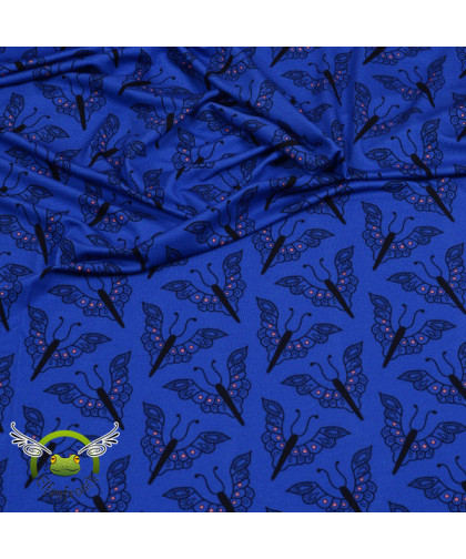 REST 1,4m Viskose-Jersey "Ladylike" Ella by Hamburger Liebe