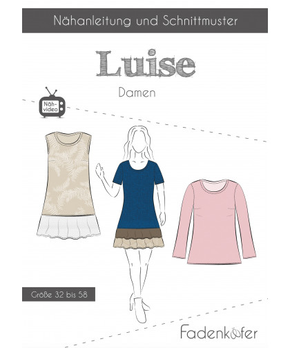 Kleid "Luise" by Fadenkäfer, Papierschnittmuster