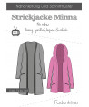 Strickjacke "Minna" by Fadenkäfer, Papierschnittmuster